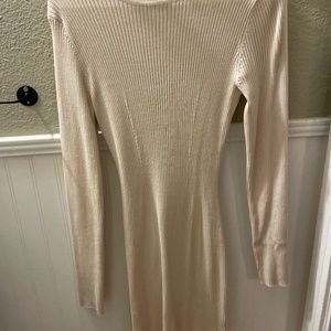 Long sleeve sweater dresd